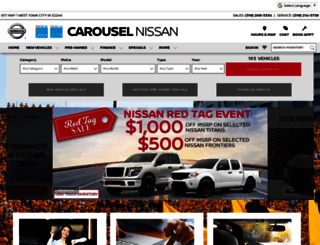 carouselnissan.com screenshot