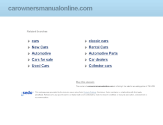 carownersmanualonline.com screenshot