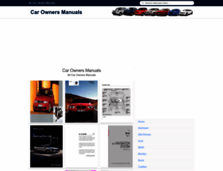 carownersmanuals2.com screenshot
