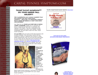 carpal-tunnel-symptoms.com screenshot