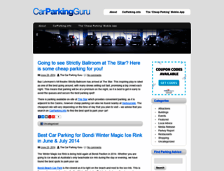 carparkingguru.com screenshot