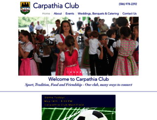 carpathiaclub.com screenshot