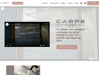 carpe.be screenshot