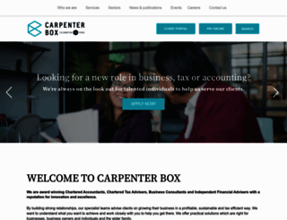 carpenterbox.com screenshot