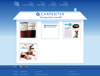 carpenterconsumer.co.uk screenshot