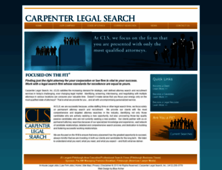 carpenterlegalsearch.com screenshot
