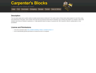 carpentersblocks.com screenshot