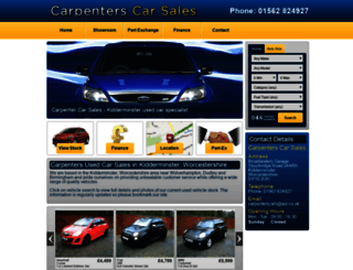 carpenterscarsales.co.uk screenshot