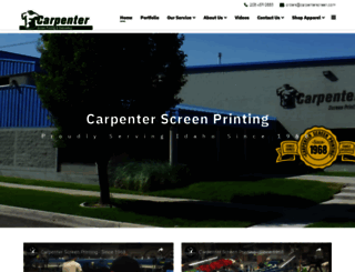 carpenterscreen.com screenshot