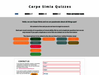 carpesimia.co.uk screenshot