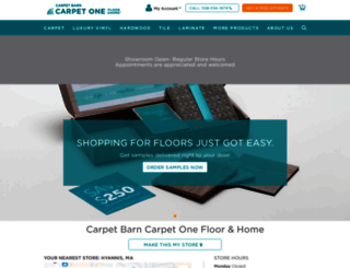 carpetbarncarpetonehyannis.com screenshot