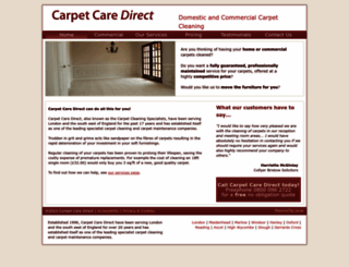 carpetcaredirect.co.uk screenshot