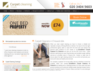 carpetcleaning-chiswick.co.uk screenshot