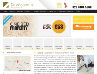 carpetcleaning-winchmorehill.co.uk screenshot