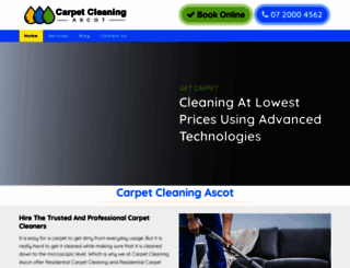 carpetcleaningascot.com.au screenshot