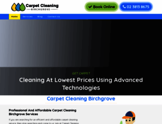 carpetcleaningbirchgrove.com.au screenshot