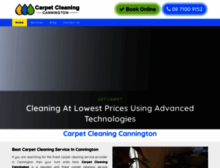 carpetcleaningcannington.com.au screenshot