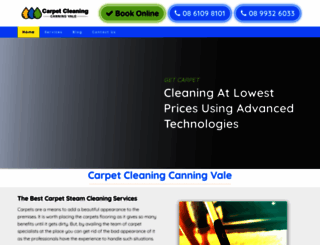 carpetcleaningcanningvale.com.au screenshot