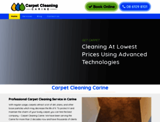 carpetcleaningcarine.com.au screenshot