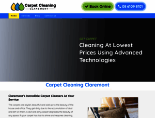 carpetcleaningclaremont.com.au screenshot