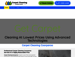 carpetcleaningcoorparoo.com.au screenshot
