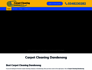 carpetcleaningdandenong.net.au screenshot