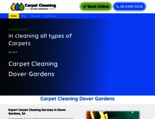 carpetcleaningdovergardens.com.au screenshot