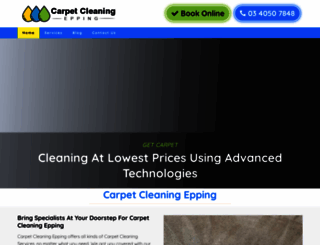 carpetcleaningepping.com.au screenshot