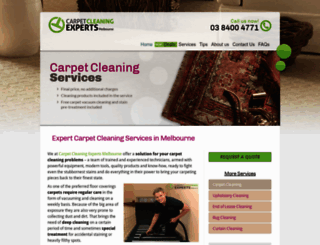 carpetcleaningexpertsmelbourne.com.au screenshot