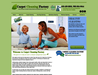 carpetcleaningfactory.ca screenshot