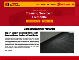 carpetcleaningfremantle.com.au screenshot