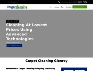 carpetcleaningglenroy.com.au screenshot