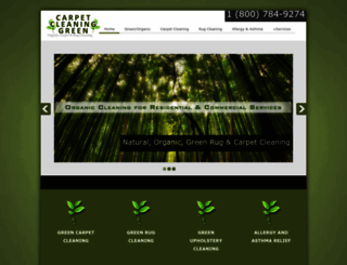 carpetcleaninggreen.com screenshot