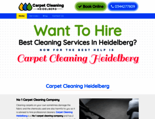 carpetcleaningheidelberg.com.au screenshot