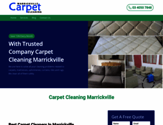 carpetcleaningmarrickville.com.au screenshot