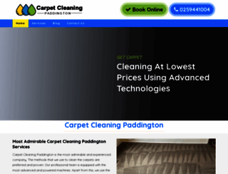 carpetcleaningpaddington.com.au screenshot