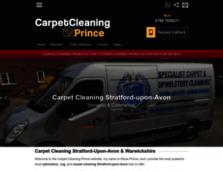 carpetcleaningprince.co.uk screenshot