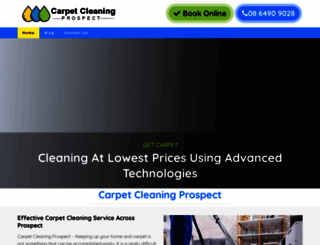 carpetcleaningprospect.com.au screenshot