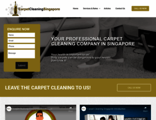 carpetcleaningsingapore.com screenshot