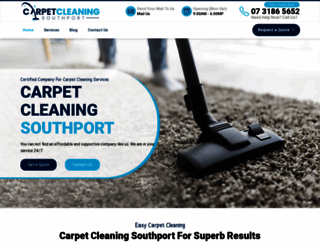 carpetcleaningsouthport.com.au screenshot