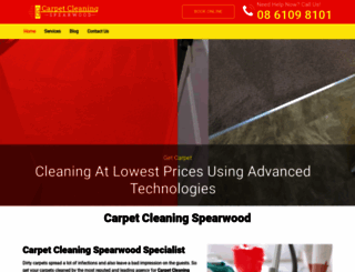 carpetcleaningspearwood.com.au screenshot