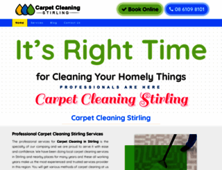 carpetcleaningstirling.com.au screenshot