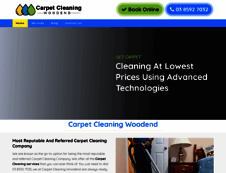 carpetcleaningwoodend.com.au screenshot