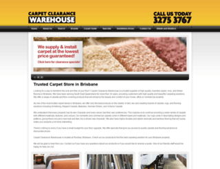 carpetclearance.com.au screenshot