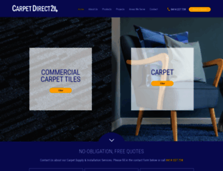 carpetdirect2u.com.au screenshot