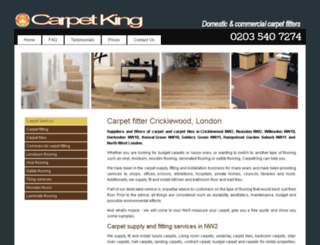 carpetfittercricklewood.co.uk screenshot