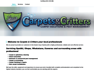 carpetsandcritters.co.nz screenshot