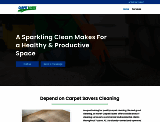 carpetsaverstucson.com screenshot
