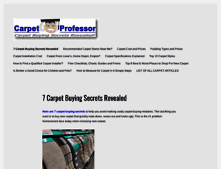 carpetsupersite.com screenshot
