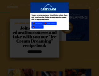 carpigiani.com screenshot